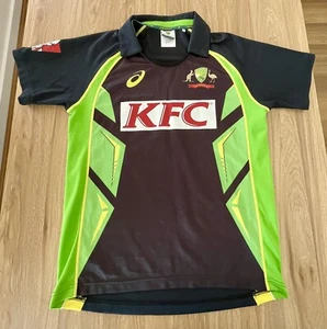 Asics Australian Mens T20 Cricket Jersey Big Bash KFC Small VGC - Bild 1 von 10