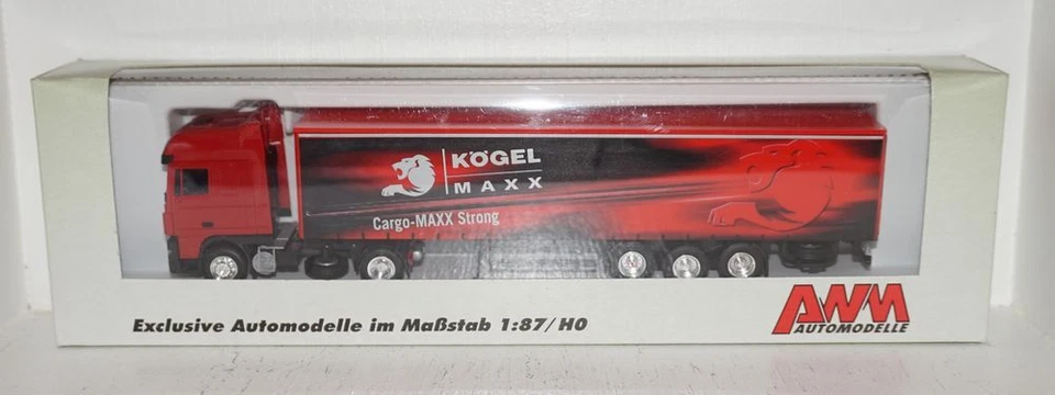 AWM DAF XF KÖGEL CARGO-MAXX Strong Sattelzug Werbemodell 1:87 in OVP (R1_1_50) - Bild 1 von 1