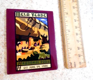 Mesa Verde Parque Nacional Colorado Imán de Impacto Refrigerador Recuerdo - Imagen 1 de 2