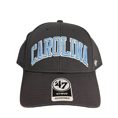 '47 Brand NCAA UNC Северная Каролина смолы каблуки MVP регулируемый серый шляпа крышка OSFM - Изображение 1 из 4