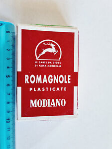 CARTE DA GIOCO SIGILLATE ROMAGNOLE MODIANO SCOPA ORIGINAL PLAYING CARDS NEW