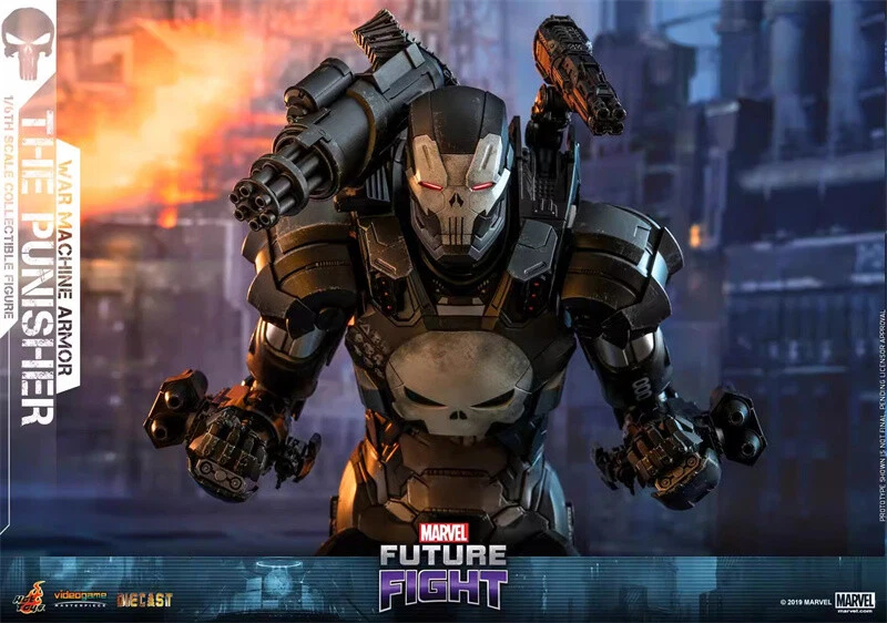 Figura de acción modelo Hot Toys VGM33D28 1/6 Future Fight The Punisher War Machine Foto 1 de 4