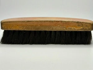 Vintage Shoe Shine Brush Patina Wood Handle Horsehair? Circa 1950s - Picture 1 of 4