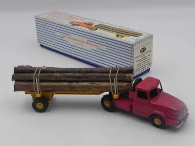 Dinky Tracteur Willeme Fardier 897 Log Lorry diecast Supertoys 1:55 NMIB toys - Immagine 1 di 4