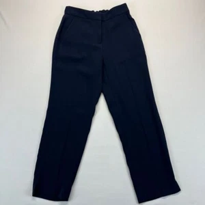 J.Crew Navy Blue Pull-On Elastic Waist Dress Pants Trousers Women 0P Office - Bild 1 von 8