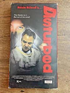 Disturbed (VHS, 1990) Malcolm Mcdowell - Picture 1 of 3