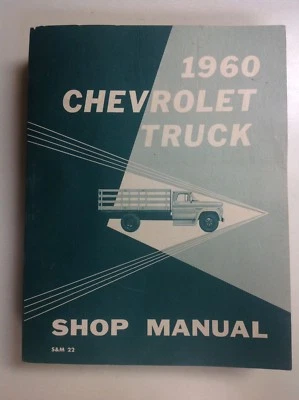 Chevrolet Truck Shop Manual Original 1960 OEM LIBRO DE SERVICIO BÁSICO Foto 1 de 4