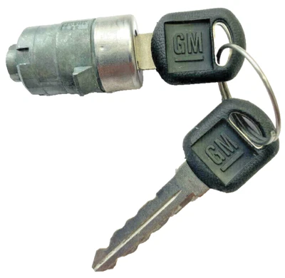 GM Single Door Lock Key Cylinder Barrel Tumbler W/2 GM Small Head Keys 706592  - Image 1 of 2