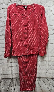 Charter Club Intimates Women Red Pajamas Size L - NEW - Picture 1 of 9