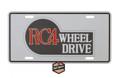 RC4WD Z-L0014 - Placa de matrícula de aluminio Cruiser (escala 1/1) Foto 1 de 2