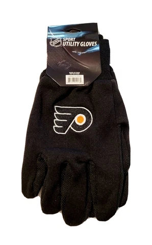 Philadelphia Flyers NHL Hockey Utility Black Logo Gloves Cover
