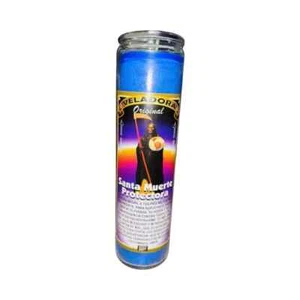 Santa Muerte Protectora Veladora - Holy Death Protection Candle. limpias - Imagen 1 de 1
