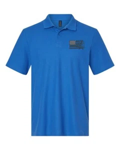 2nd Amendment Polo Shirt, Rifle American Flag Polo, Patriotic Shirt, 2nd Amendme - Picture 1 of 4