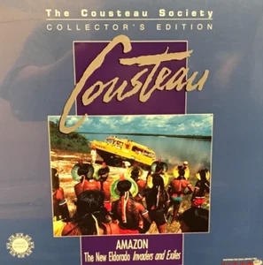 Jacques Cousteau Amazon Laserdisc SEALED Cutout Drill Hole Ocean Sea Explore - Picture 1 of 3
