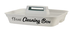 Mrs Hinch Inspirierter personalisierter Reinigungs-Caddy/Box Namensaufkleber Aufkleber Zum Selbermachen - Bild 1 von 3
