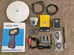 Trimble R12i, R750, TSC5, AND TDL450Hx Base & Rover UHF Surveying RTK kit. - Picture 1 of 8