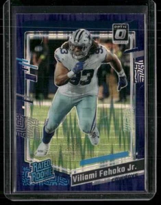 2023 Donruss Optic #229 Viliami Fehoko Jr. Purple Shock - Picture 1 of 2
