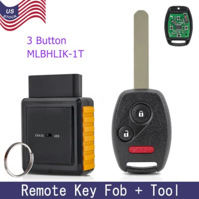 For 2007 2008 2009 2010 2011 2012 2013 Honda CR-V Remote Key Fob With Tool Kit - Image 1 of 4
