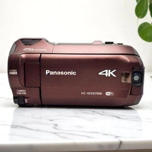 Panasonic 4K Video Camera Hc-Wx970M-K brown Wx970M Wi-Fi support Good condition - Picture 1 of 10