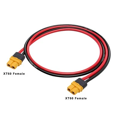 10 AWG XT60 Female Male Connector Adapter Solar Extension Cable RC Battery Cable - Image 1 of 4