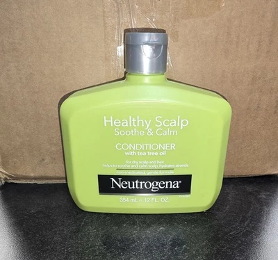 露得清健康头皮舒缓和平静护发素带茶树油干性头发12盎司 — 第 1/4 张图片