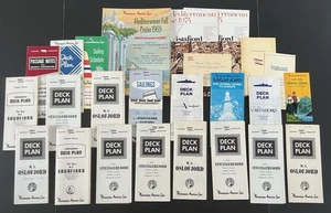 Lotto Linee Crociere Norwegian America Piani Deck Brochure Listino Passeggeri Tariffe - Foto 1 di 8