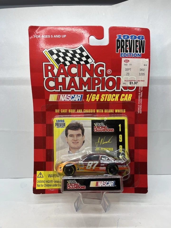 Racing Champions 1996 Edición NASCAR 1:64 Joe Nemechek #87 Burger King Foto 1 de 1