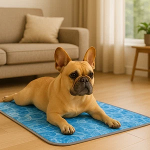 Hund Katze Kühlpad - Eis Seide Haustier Matte für Sommer Wärmeentlastung, waschbares Bett - Bild 1 von 4