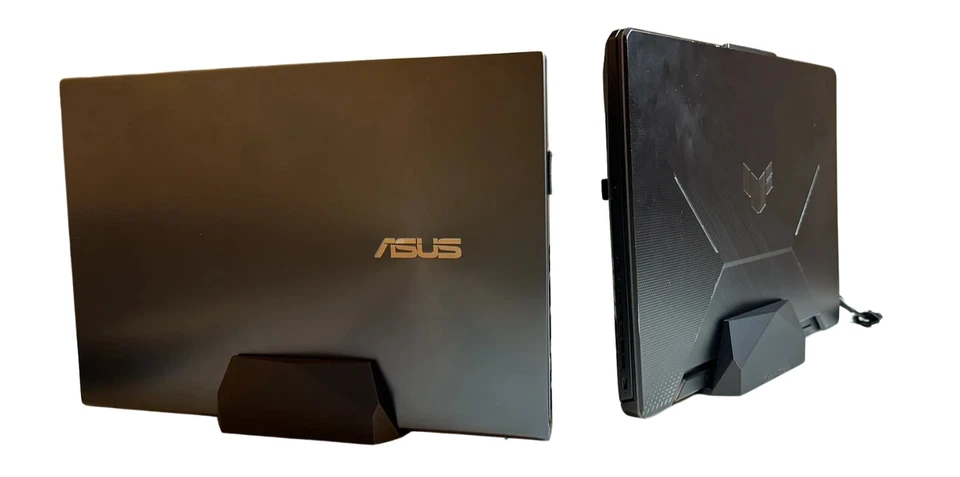 Laptop Stand Vertical  - Desk Holder for Laptop/iPad, UK 3D Printed - Image 1 of 4