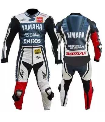 YAMAHA Motorbike real Cowhide Leather Motorcycle Racing suit - Image 1 of 4