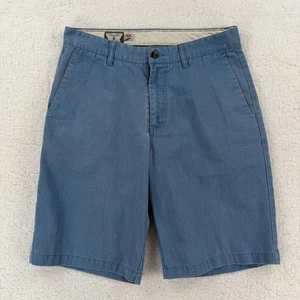 Volcom Shorts Mens 32 Blue Frickin Chino Flat Front Casual Skate Volcom Stone - Picture 1 of 7