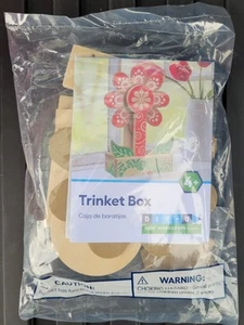 Lowe's 🌸SPINNING TRINKET BOX - DIY Kids Workshop Kit w Patch MAY 2025 - New - Picture 1 of 5