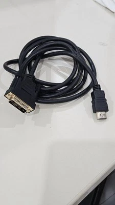 24x 1,5m HDMI auf DVI Highend Kabel FULL HD 1080p Vergoldete Stecker PC  - Bild 1 von 4