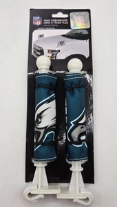 EAGLES - NFL Confezione da 2 Clip On Cappuccio Auto/Bandiere Baule Due Lati - Philadelphia Eagles - Foto 1 di 5