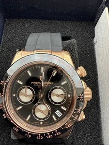 Pagani Design - Herren-Chronograph mit Datum & Silikonarmband 40 mm - Bild 1 von 5