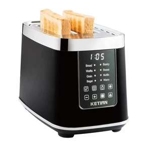 Smart Toaster Touchscreen, Automatic Electric Digital Toaster 2 Slice, 7 Brow... - Picture 1 of 6