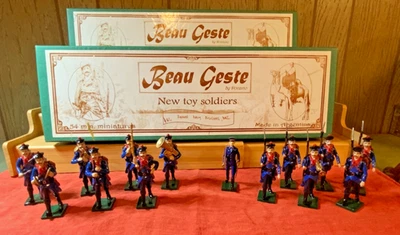 Beau Geste Juguete Soldados Marina Francesa Fusileros y Música, 2 Juegos, Primera Guerra Mundial / Nuevo en Caja Foto 1 de 4