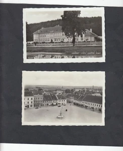 2 Foto-AK, Vodnany / Wodnien , Tschechien, ca. 1925 bei Budweis / - Imagen 1 de 2