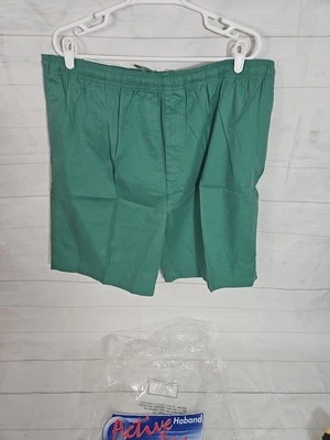 ACTIVE JOE Haband Men's XL Casual Shorts Green 11 Elastic Waistband Style 056 - Image 1 of 4