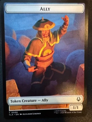 x4 - Ally (0006)   Clue (0017) Double-Sided Token Avatar: The Last Airbender - Image 1 of 2