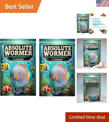 10g Flubendazole Fish Wormer Plus - Safe Anti-Parasitic Treatment for Aquariums - Image 1 of 4