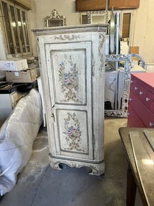 angoliera Tirolese Laccata Decorata Restaurata Piccole Dimensioni Prezzo Affare - Foto 1 di 7