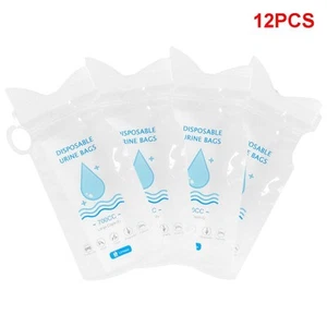 USA 12-Pack 700ML Urinal Bags - Emergency Vomit Pee Bags for Travel Traffic - Picture 1 of 7
