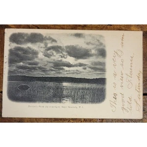 POSTAL BURDEN'S POND (LUZ DE LUNA) NEAR WESTERLY R.I. - c. 1901-1907 - Imagen 1 de 2