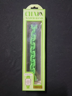 Correa de reloj Prime Connect cadena verde para Apple Watch Series 1-9/SE/ULTRA Foto 1 de 4