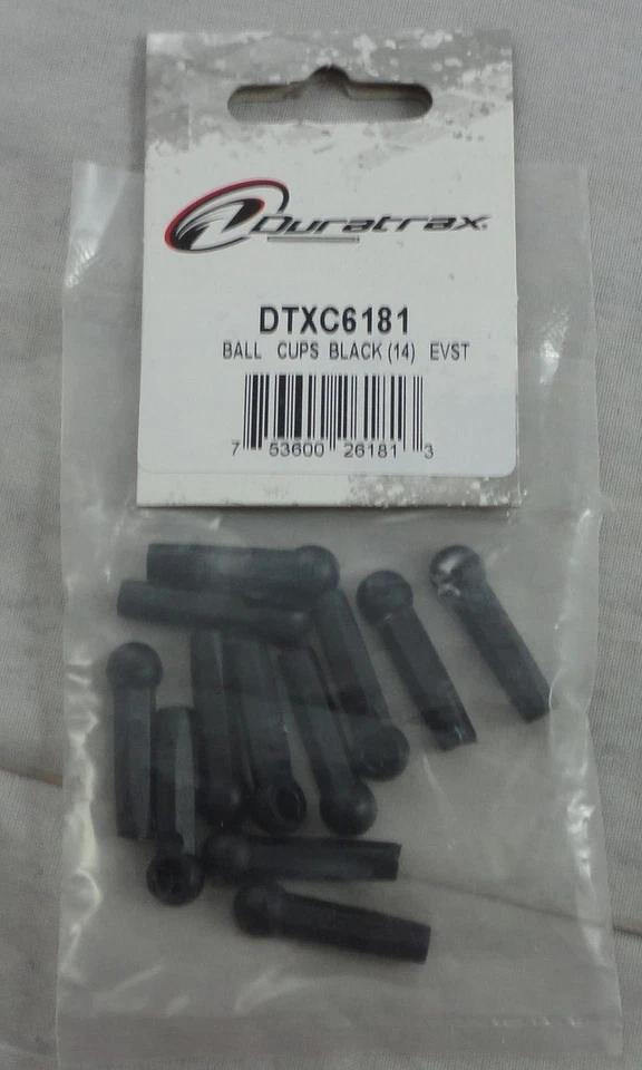 Tazas de bola negras Duratrax (14 piezas) Evader ST DTXC6181 Foto 1 de 1