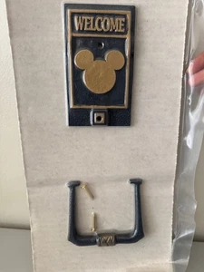 Türklopfer Mickey Mouse Antik Messing - Bild 1 von 3