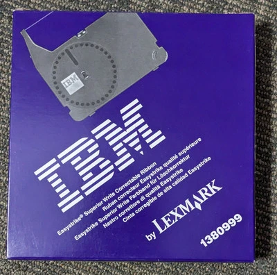 NOS Lexmark IBM Typewriter Ribbon 1380999 Easystrike Superior White Correctable - Image 1 of 3