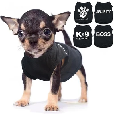 4 peças de roupas de chihuahua roupas de cachorro para cães pequenos menino verão xícara de chá Yorki... - Imagem 1 de 4