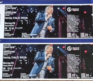 2 x Roland Kaiser In der Lanxess Arena In Köln am 31.05.2025 . - Bild 1 von 1